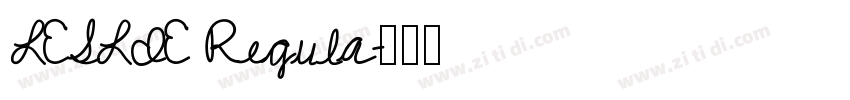 LESLIE Regula字体转换